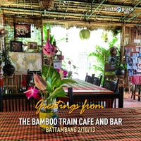 Photo taken at The Bamboo Train Cafe And Bar by Peerasak C. on 2/10/2013