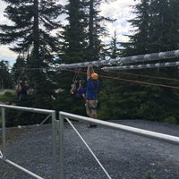 Photo taken at Grouse Mountain Ziplines by Armaghan K. on 7/22/2016