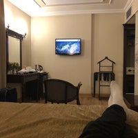 Photo taken at Hotel Bulvar Palas Istanbul by Hakan S. on 5/16/2018