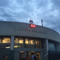 Photo taken at Остановка «Метро Владыкино» by Alexandra S. on 8/23/2016