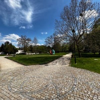 Photo taken at Zámecký park Dolní Počernice by Radezim on 5/1/2023