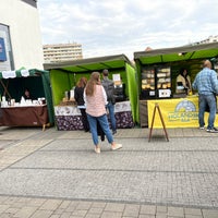 Photo taken at Farmářské trhy Pankrác by Radezim on 9/21/2022