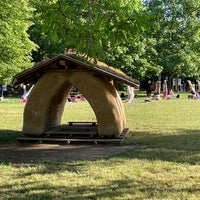 Photo taken at Centrální park Pankrác by Radezim on 6/6/2022