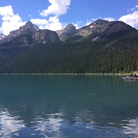 Photo taken at Lake Louise by Alessandra Kell O. on 6/29/2016
