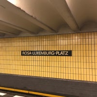 Photo taken at U Rosa-Luxemburg-Platz by Anja G. on 7/15/2017