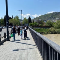 Photo taken at Saarbrücken Bridge | საარბრუკენის ხიდი by Shnur on 4/30/2022