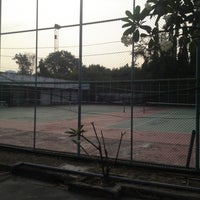 Photo taken at Sermmit Tennis Court by Pop V. on 1/4/2013