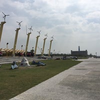 Photo taken at Cijin Wind-turbine Park by Wun-Jing K. on 10/22/2017