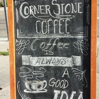 Снимок сделан в Cornerstone Coffee Brewing Co пользователем Cynthia S. 9/24/2014