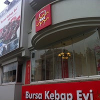 Photo taken at Bursa Kebap Evi by ziryâb on 3/16/2013