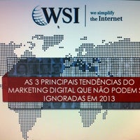 รูปภาพถ่ายที่ WSI Marketing Digital โดย Thais L. เมื่อ 12/5/2012