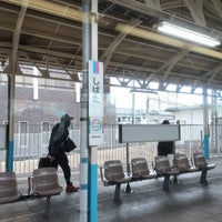 Photo taken at Shibata Station by は on 3/21/2024