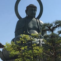 Photo taken at Takaoka Great Buddha by masahiro k. on 4/23/2015