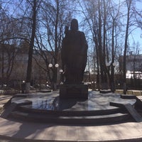 Photo taken at Памятник преподобному Трифону Вятскому by Владимир П. on 4/30/2018