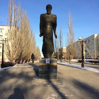 Photo taken at Памятник Ф.М. Достоевскому by Владимир П. on 11/26/2017