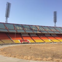 Photo taken at Hrazdan Stadium | Հրազդան մարզադաշտ by Владимир П. on 10/15/2018