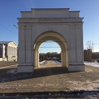 Photo taken at Омские ворота by Владимир П. on 11/26/2017