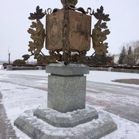 Photo taken at Памятник 400 лет Томску by Владимир П. on 11/4/2016