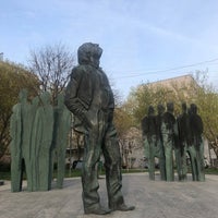 Photo taken at Памятник Иосифу Бродскому by Tatiana K. on 5/2/2021
