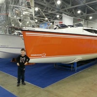 Photo taken at Moscow Boat Show 2016 by Roman S. on 3/13/2016