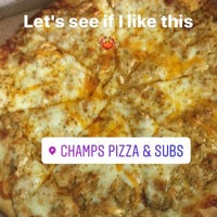 Photo taken at Champs Pizza &amp;amp; Subs by Diamond . on 11/29/2017