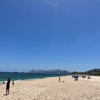 Photo taken at Praia de Camboinhas by Crixt O. on 11/20/2022
