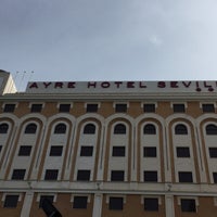 Photo taken at Ayre Hotel Sevilla by Zeynep Y. on 10/18/2016