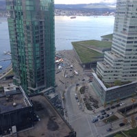 Photo taken at Vancouver Marriott Pinnacle Downtown Hotel by Ms M. on 4/21/2013