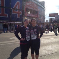 Photo taken at Race to Wrigley 5k by Julia P. on 4/12/2014