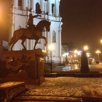 Photo taken at Памятник Альгерду by Artiiik on 11/26/2016