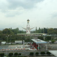 Photo taken at Bampaku-kinen-koen Station by Nobuko A. on 4/17/2013