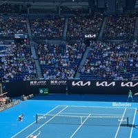 Photo taken at Rod Laver Arena by Laura F. on 1/22/2024