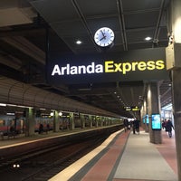 Photo taken at Arlanda Express (Stockholm C) by Vincent M. on 3/9/2020