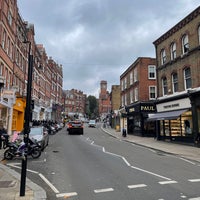 Photo taken at Hampstead High Street by Vincent M. on 10/19/2021