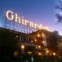 Photo taken at Ghirardelli Square by Lise S. on 1/31/2013