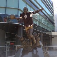Photo taken at Earvin &amp;quot;Magic&amp;quot; Johnson Statue by Angie F. on 4/21/2013