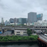 Photo taken at 高浜橋 by chan b. on 7/30/2020
