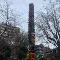 Photo taken at Sakurazaka Park (Robot Park) by chan b. on 3/19/2022