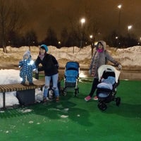 Photo taken at Детская площадка в парке &amp;quot;Садовники&amp;quot; by Kirill B. on 2/20/2015