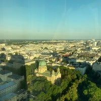 Photo taken at Marriott Warsaw by Tuğçe C. on 6/28/2022