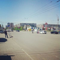 Photo taken at Остановка «Ворошилова» by Woffka B. on 5/26/2013