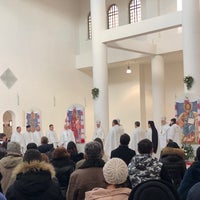 Photo taken at Patriarchal Cathedral of the Resurrection of Christ by Katrin R. on 1/19/2019