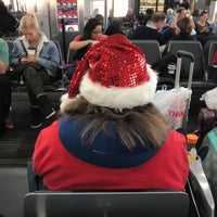 Photo taken at Gate A14 by Amy L. on 12/25/2018