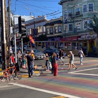 Photo taken at Rainbow Crosswalk by Rich D. on 11/7/2020