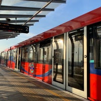 Photo taken at Royal Albert DLR Station by Rich D. on 12/29/2019