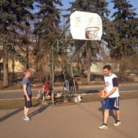 Photo taken at Баскетбольная площадка by Alina O. on 4/17/2013
