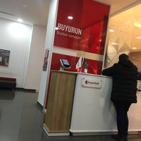 Photo taken at Kapital Bank Rabite Filialı by Jale K. on 1/26/2019