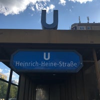 Photo taken at U Heinrich-Heine-Straße by Moudar Z. on 8/27/2017