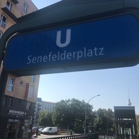 Photo taken at U Senefelderplatz by Moudar Z. on 9/6/2018