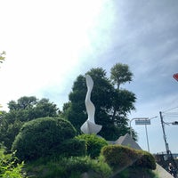 Photo taken at 岡本かの子文学碑 by futo_pyong on 6/9/2020